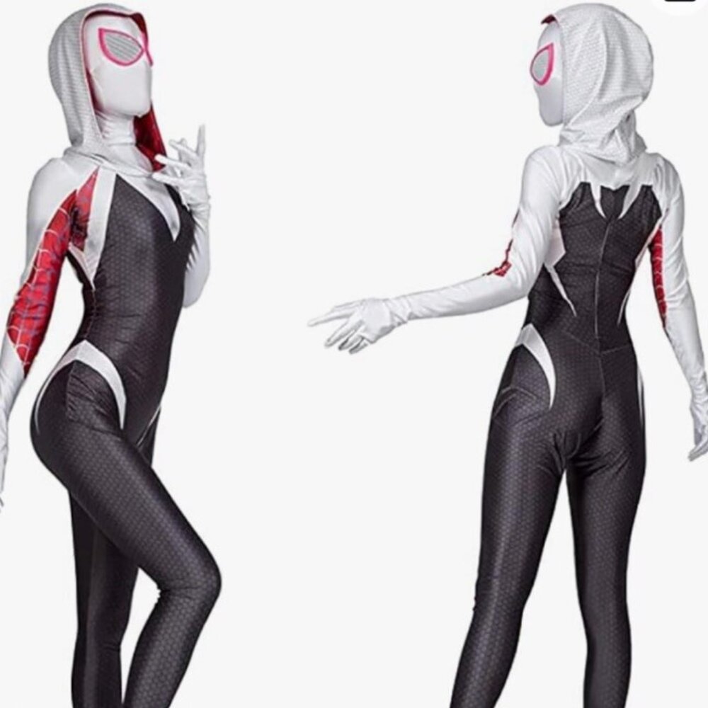 Marvel Gwen Stacy Spiderman Costume, women's size M, NWOT, with mask. - Picture 2 of 10